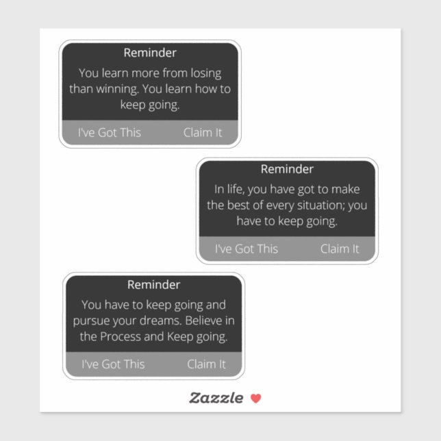 Reminder Condolence Funeral Keep Going Support 3 (Sheet)