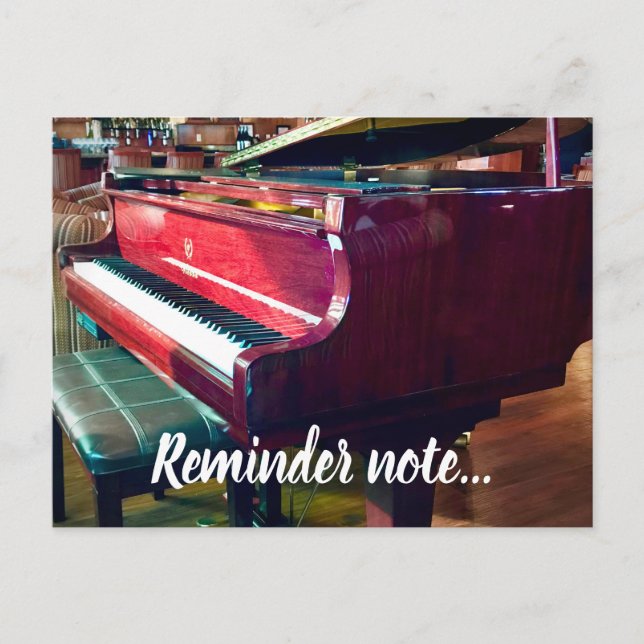 Reminder Note Postcard (Front)