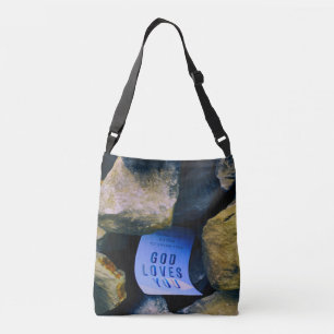 Reminder of God's Love For You. Christian Faith Crossbody Bag
