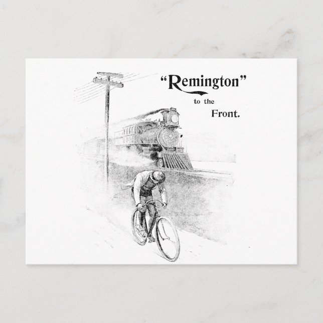 Remington Bicycles Postcard (Front)