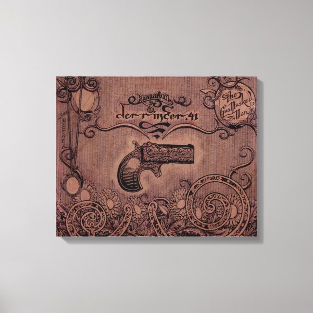 Remington Derringer .41 Pistol Canvas Print (Front)