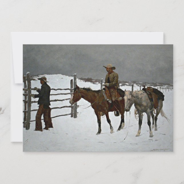 Remington - Fall of the Cowboy, Card (Front)
