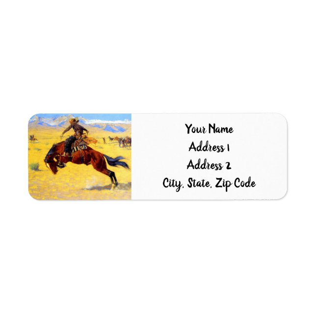 Remington Old West Horse and Cowboy (Front)