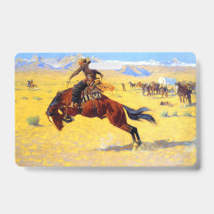 Remington Old West Horse and Cowboy Badge