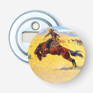 Remington Old West Horse and Cowboy Bottle Opener