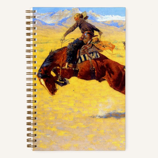 Remington Old West Horse and Cowboy Notebook (Front)