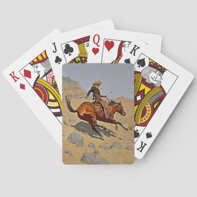 Remington, The Cowboy Playing Cards (Back)