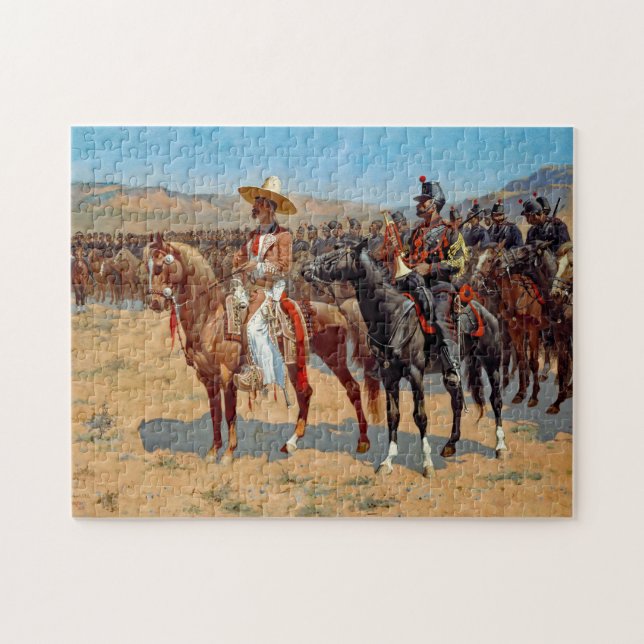 Remington The Mexican Major Painting Jigsaw Puzzle (Horizontal)