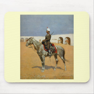 Remington's Cavalryman of the Line, Mexico (1889) Mouse Pad