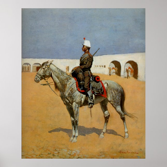 Remington's Cavalryman of the Line, Mexico (1889) Poster (Front)