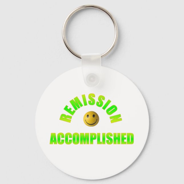 REMISSION ACCOMPLISHED KEY CHAINHAPPY FACE KEYCHAIN (Front)