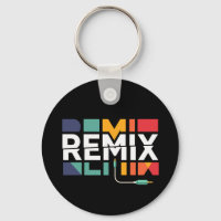 Remix Audio | DJ Music Retro Geometric Graphic