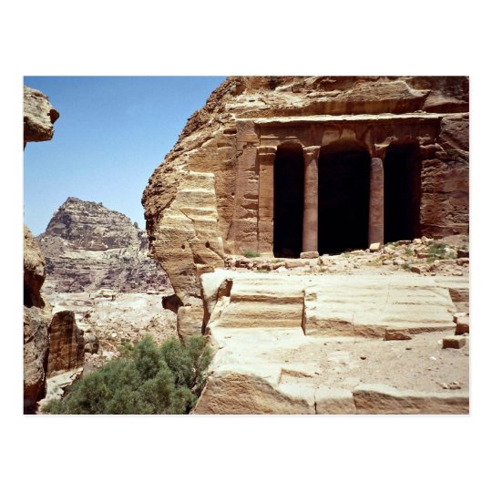 Remnants of the ancient city of Petra, Jordan Postcard