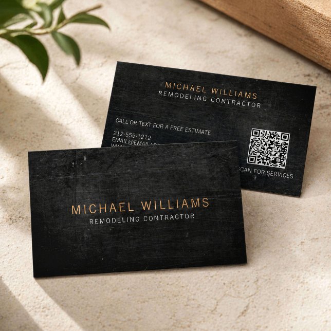 Remodeling Contractor Business Card (Creator Uploaded)