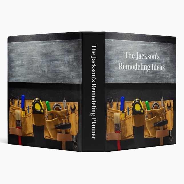 Remodeling or Home Construction Custom Binder (Background)