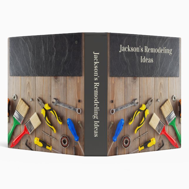 Remodeling or Home Construction Custom Binder (Background)