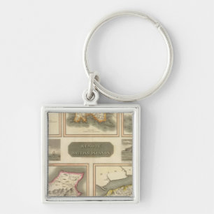 Remote British islands Keychain