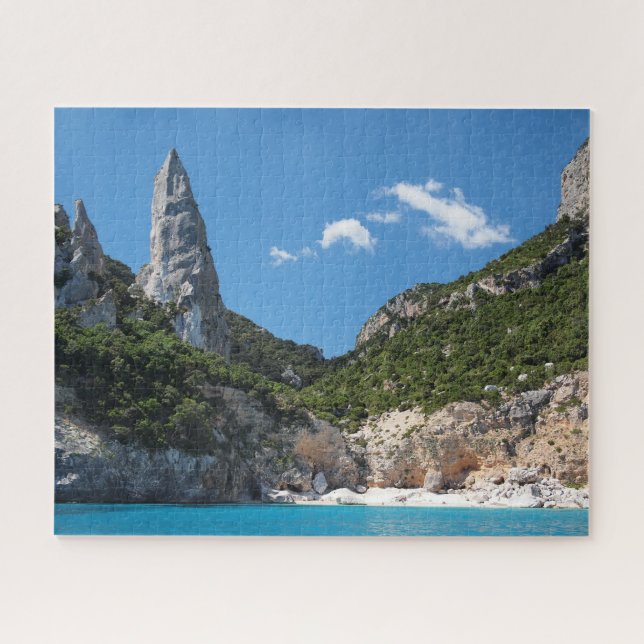 Remote Cala Goloritze beach, Sardinia Jigsaw Puzzle (Horizontal)