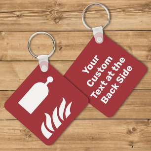 Remote Release Station Safety Sign Keychain