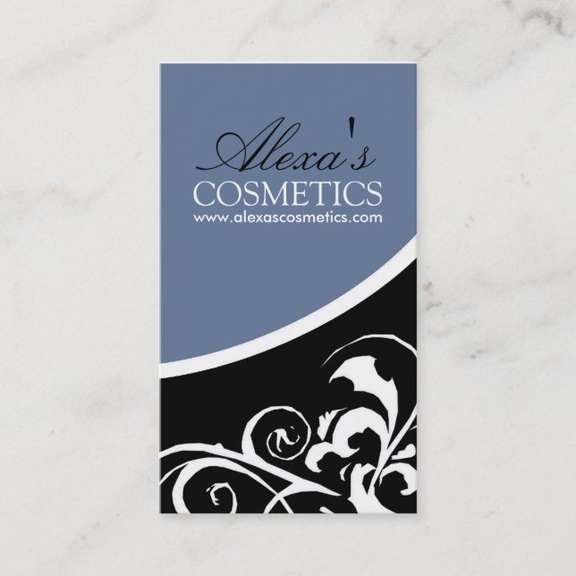 Remous élégant : : Carte de visite (Devant)