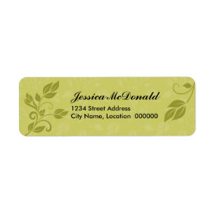 Remous élégants et feuille