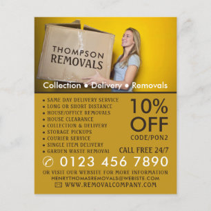 Removal Box, Removal Company Advertising Flyer