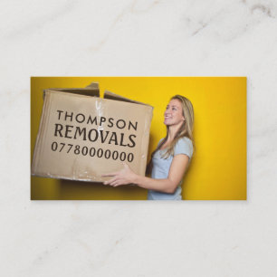 Removal Box, Removal Company Business Card