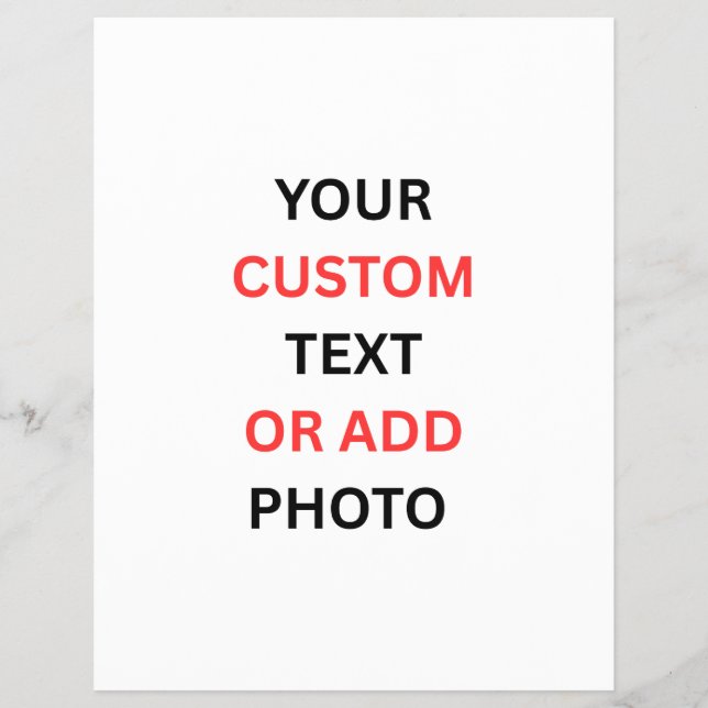 Remove This Design & Add Your Own Design Flyer (Front)