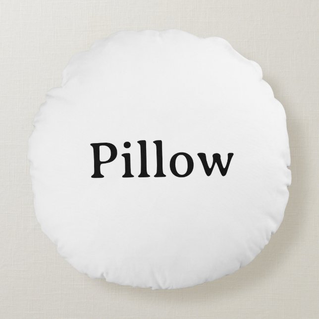 Remove This Text & Add Your Own Design 16" Round Pillow (Front)