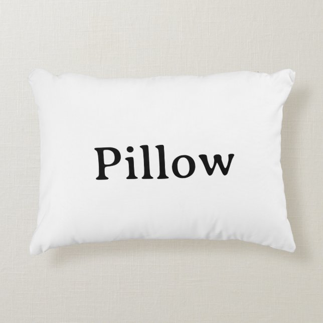Remove This Text & Add Your Own Design 16" x 12" Accent Pillow (Front)