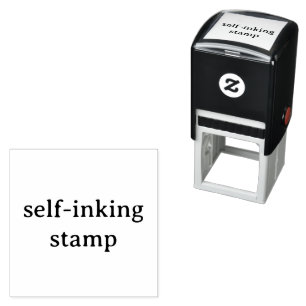 Remove This Text & Add Your Own Design 1.5" x 1.5" Self-inking Stamp