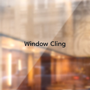 Remove This Text & Add Your Own Design 24" x 24" Window Cling