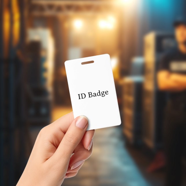 Remove This Text & Add Your Own Design 2.13"x3.38" Badge (Concert)