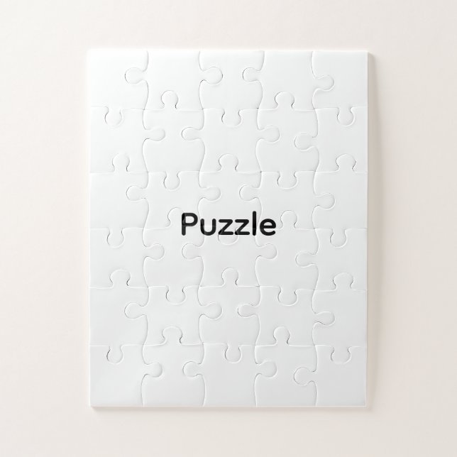 Remove This Text & Add Your Own Design 30 Pieces Jigsaw Puzzle (Vertical)