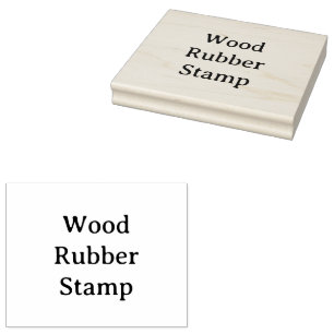 Remove This Text & Add Your Own Design 4" x 5" Rubber Stamp
