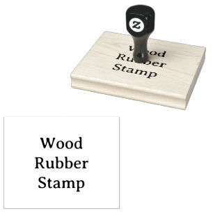 Remove This Text & Add Your Own Design 4" x 5" Rubber Stamp