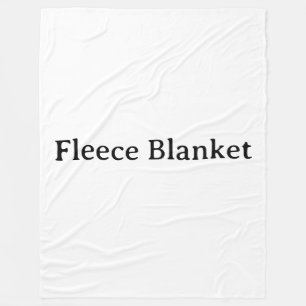 Remove This Text & Add Your Own Design 60" x 80" Fleece Blanket