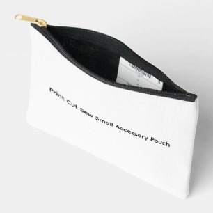 Remove This Text & Add Your Own Design Accessory Pouch