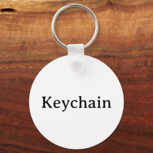 Remove This Text & Add Your Own Design Circle 2"  Keychain