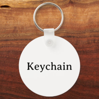 Remove This Text & Add Your Own Design Circle 2"  Keychain