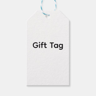 Remove This Text & Add Your Own Design Custom Gift Tags