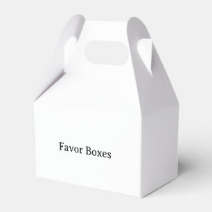 Remove This Text & Add Your Own Design Favor Box