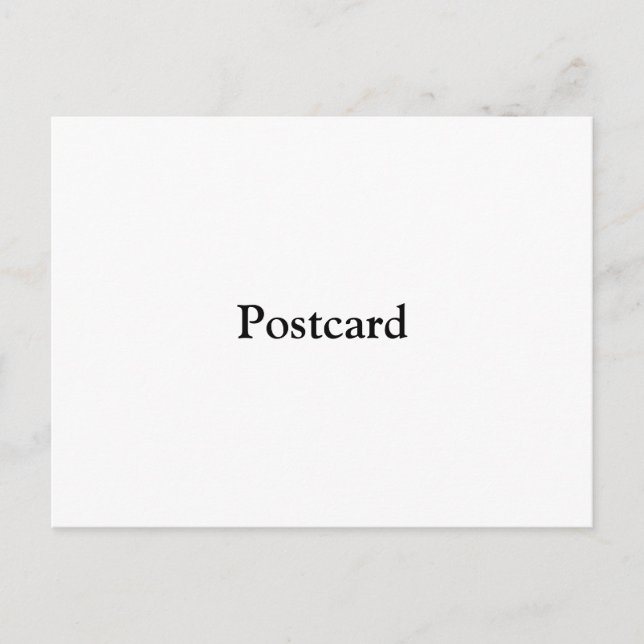 Remove This Text & Add Your Own Design Matte Postcard (Front)
