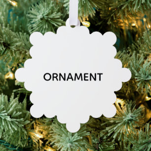 Remove This Text & Add Your Own Design Ornament Card