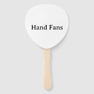 Remove This Text & Add Your Own Design Paddle Hand Fan