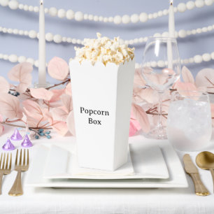 Remove This Text & Add Your Own Design Popcorn Favor Box