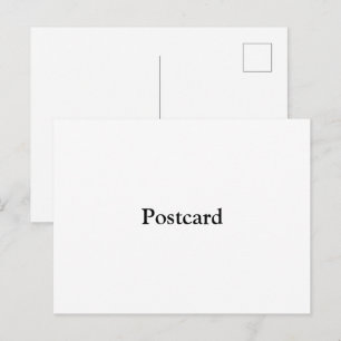 Remove This Text & Add Your Own Design Postcard