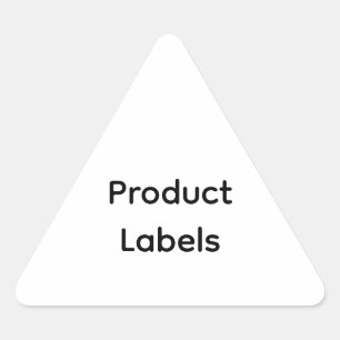 Remove This Text & Add Your Own Design Triangle Sticker