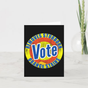 - Removes Stubborn Orange Stains - Biden Harris 20 Card