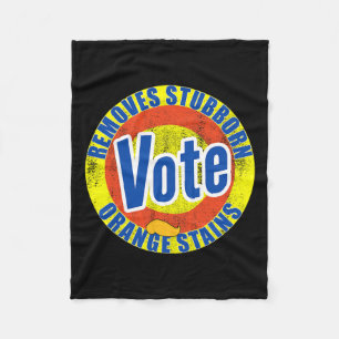 - Removes Stubborn Orange Stains - Biden Harris 20 Fleece Blanket